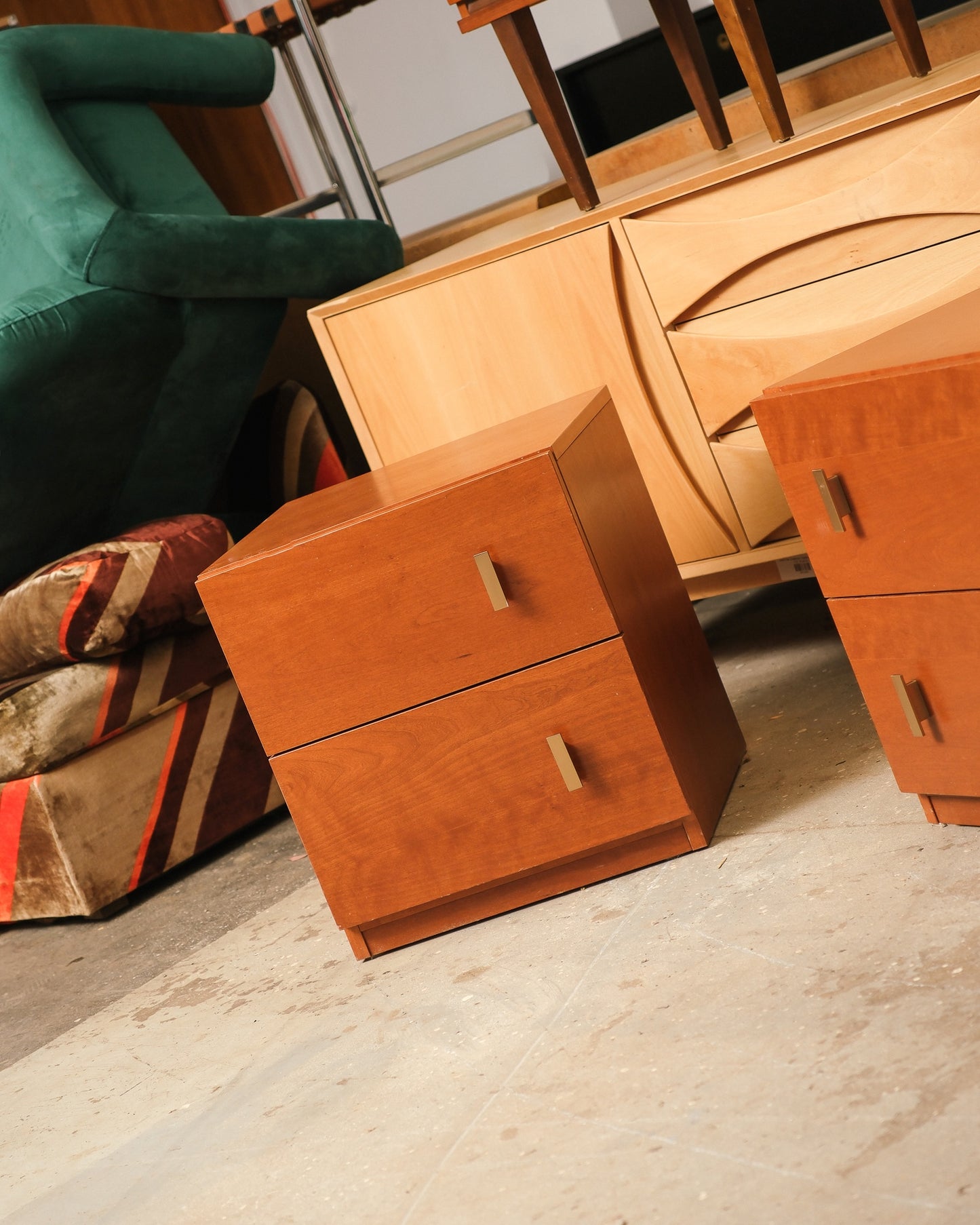 MCM Teak Nightstand Set