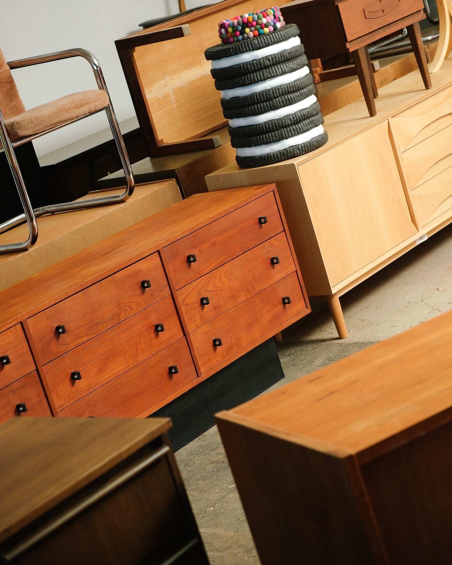 MCM Minimalist Teak Dresser