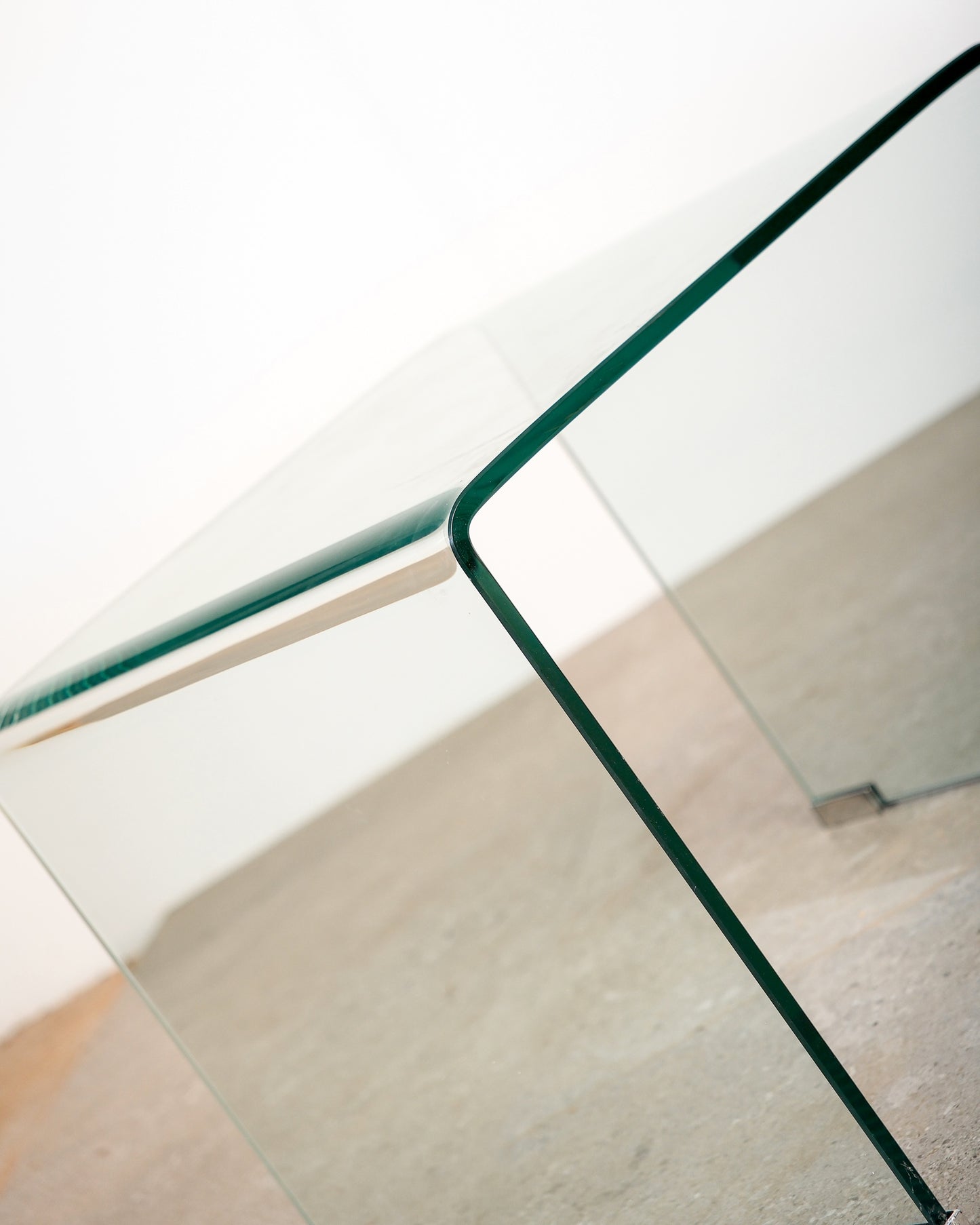 Glass Waterfall Coffee Table / Side Table Set