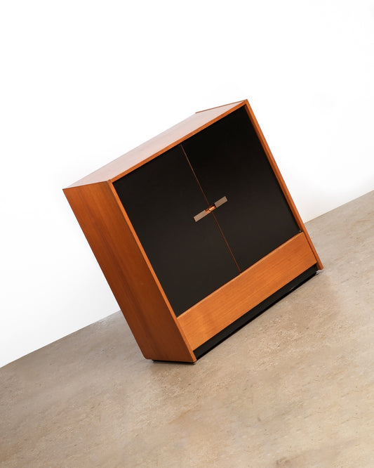 MCM Teak Tallboy Dresser By Treco