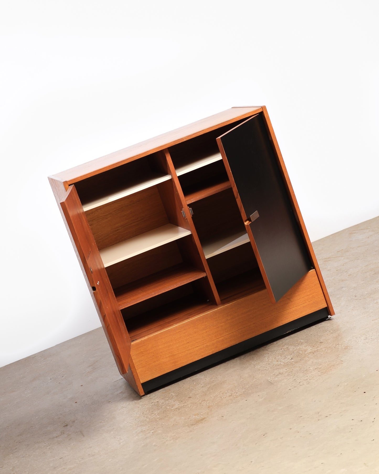 MCM Teak Tallboy Dresser By Treco