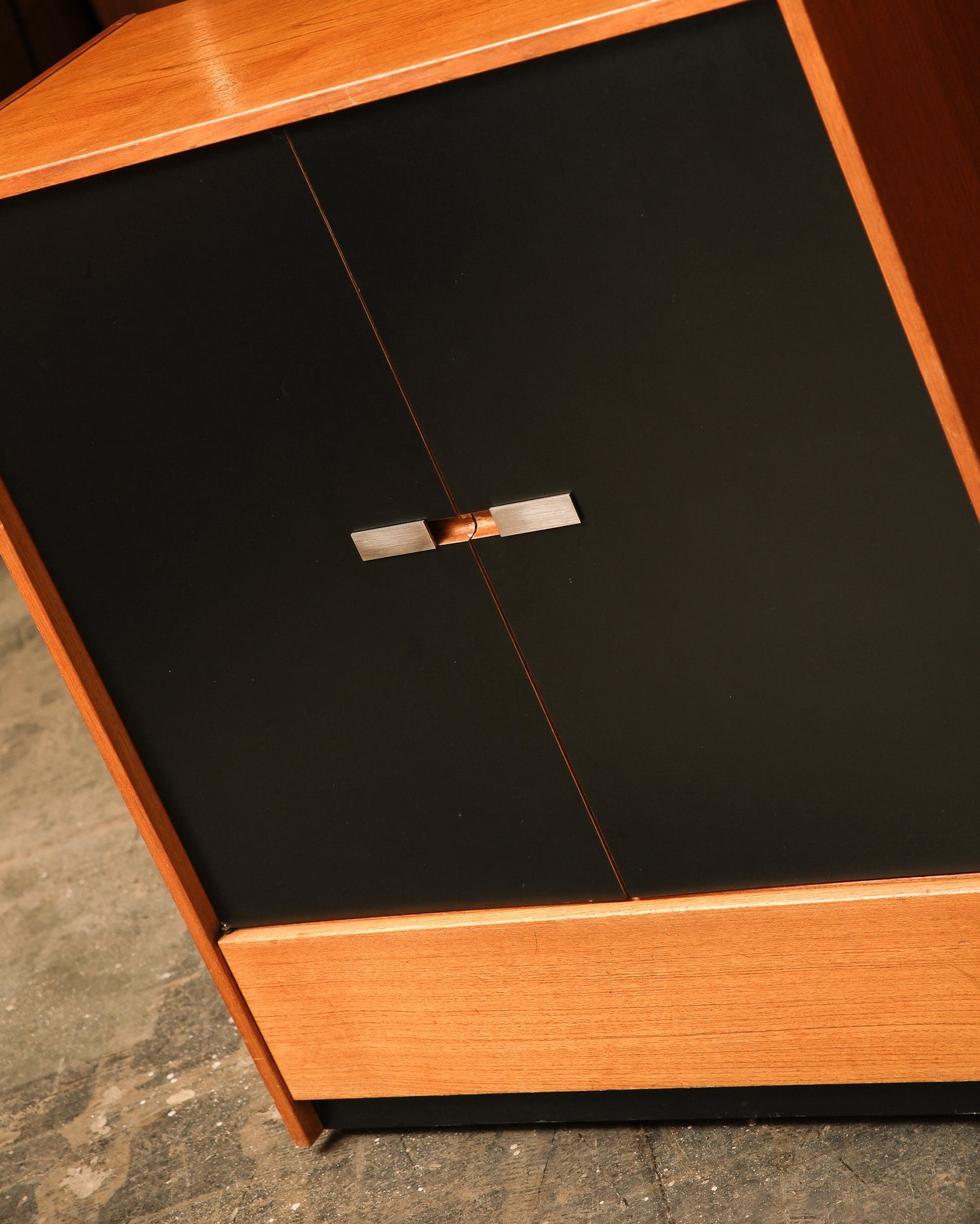 MCM Teak Tallboy Dresser By Treco