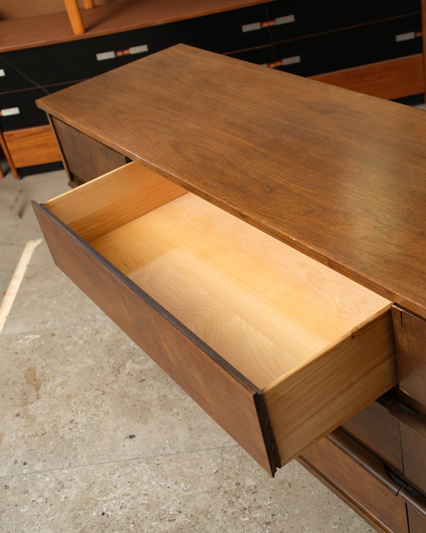 MCM Dark Walnut Minimalist Dresser