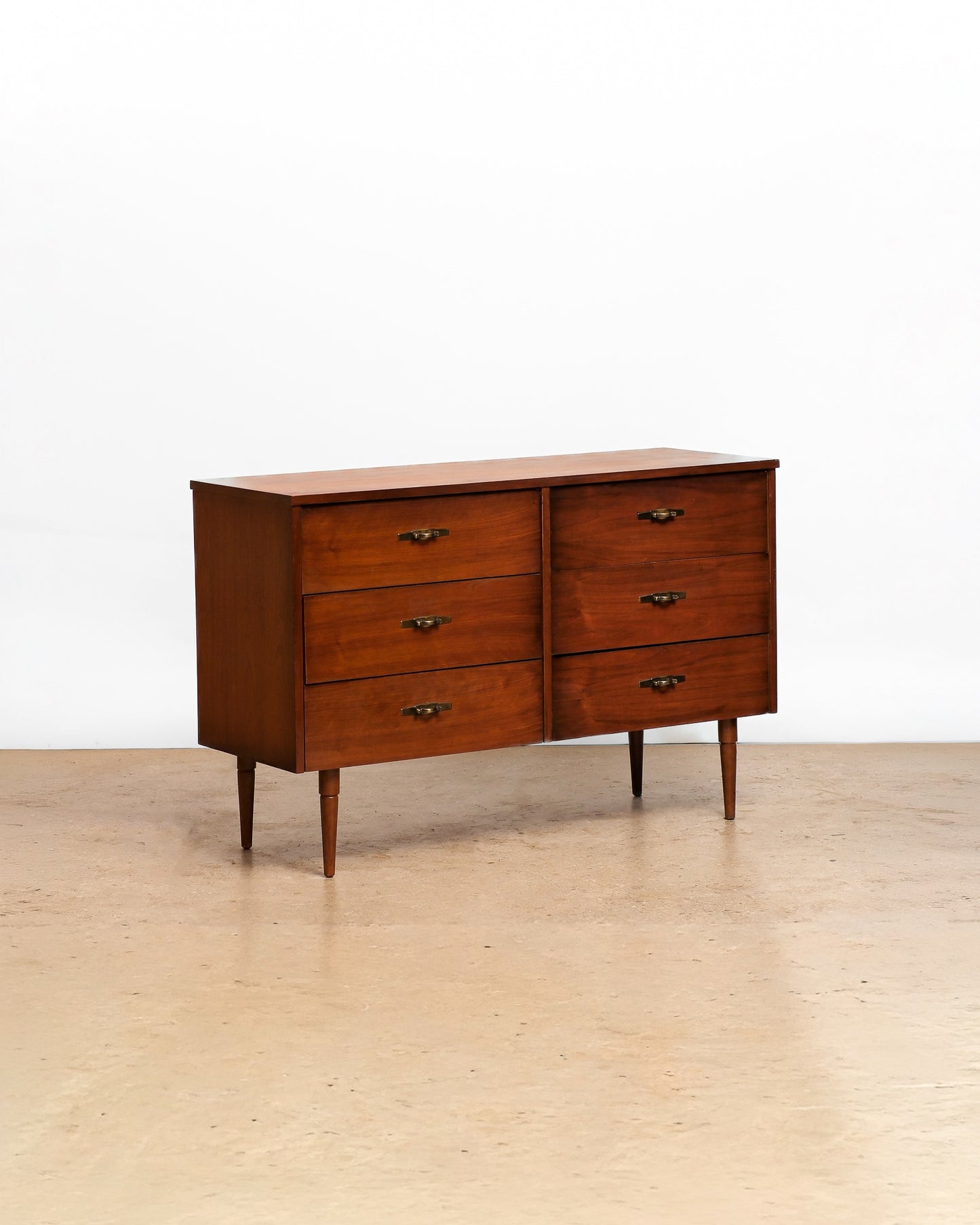 MCM Dark Walnut Dresser