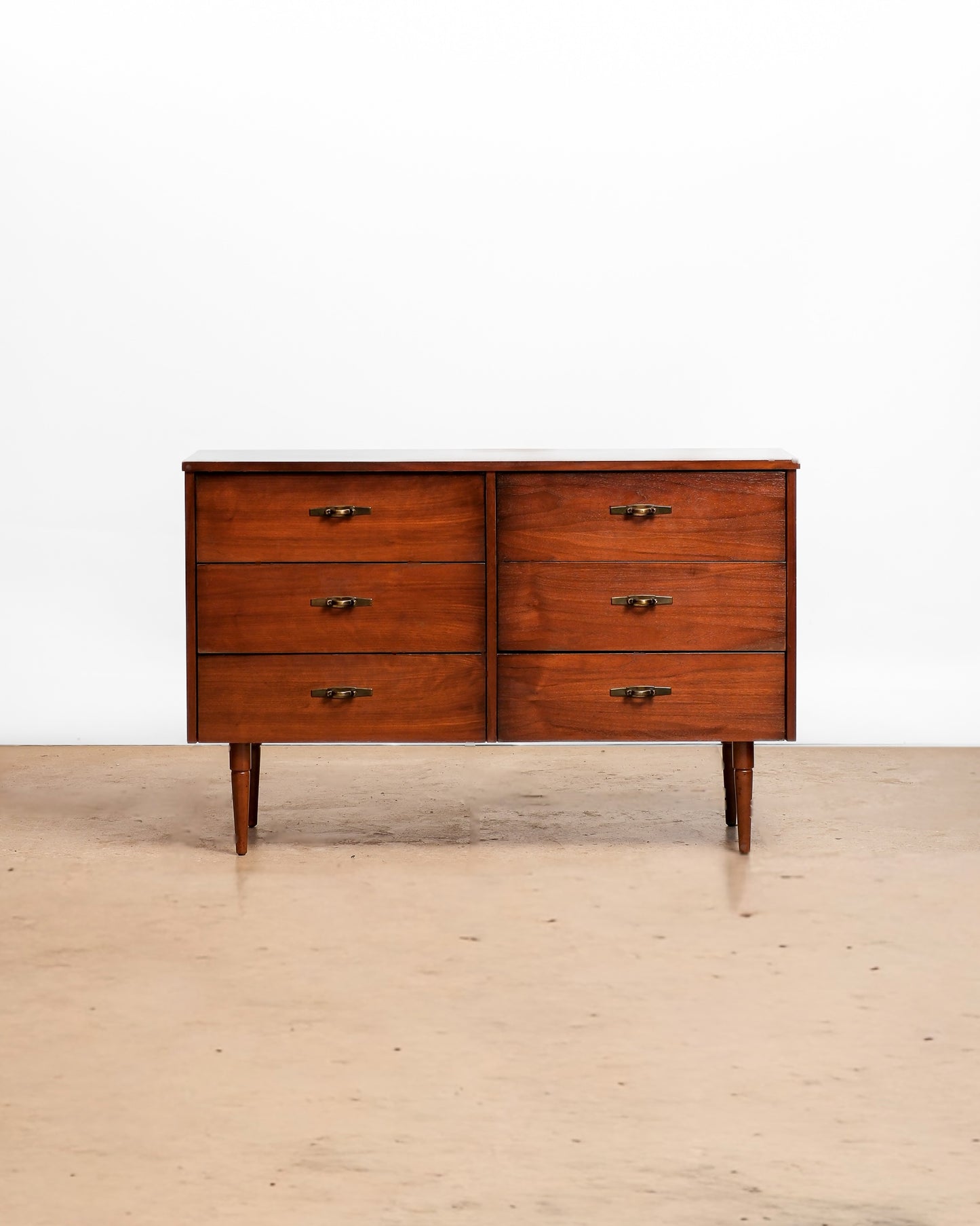 MCM Dark Walnut Dresser