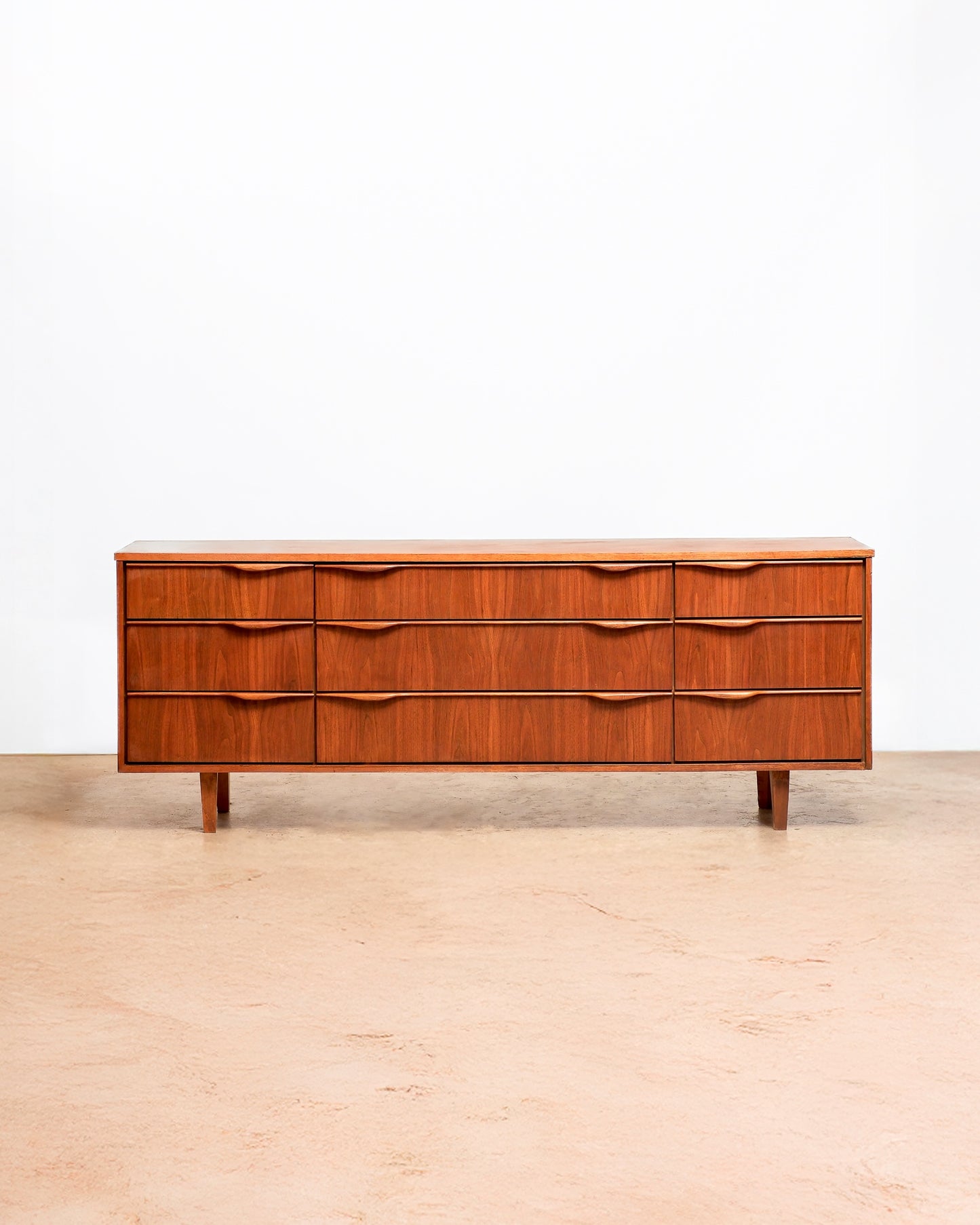 MCM Walnut Dresser By Deilcraft