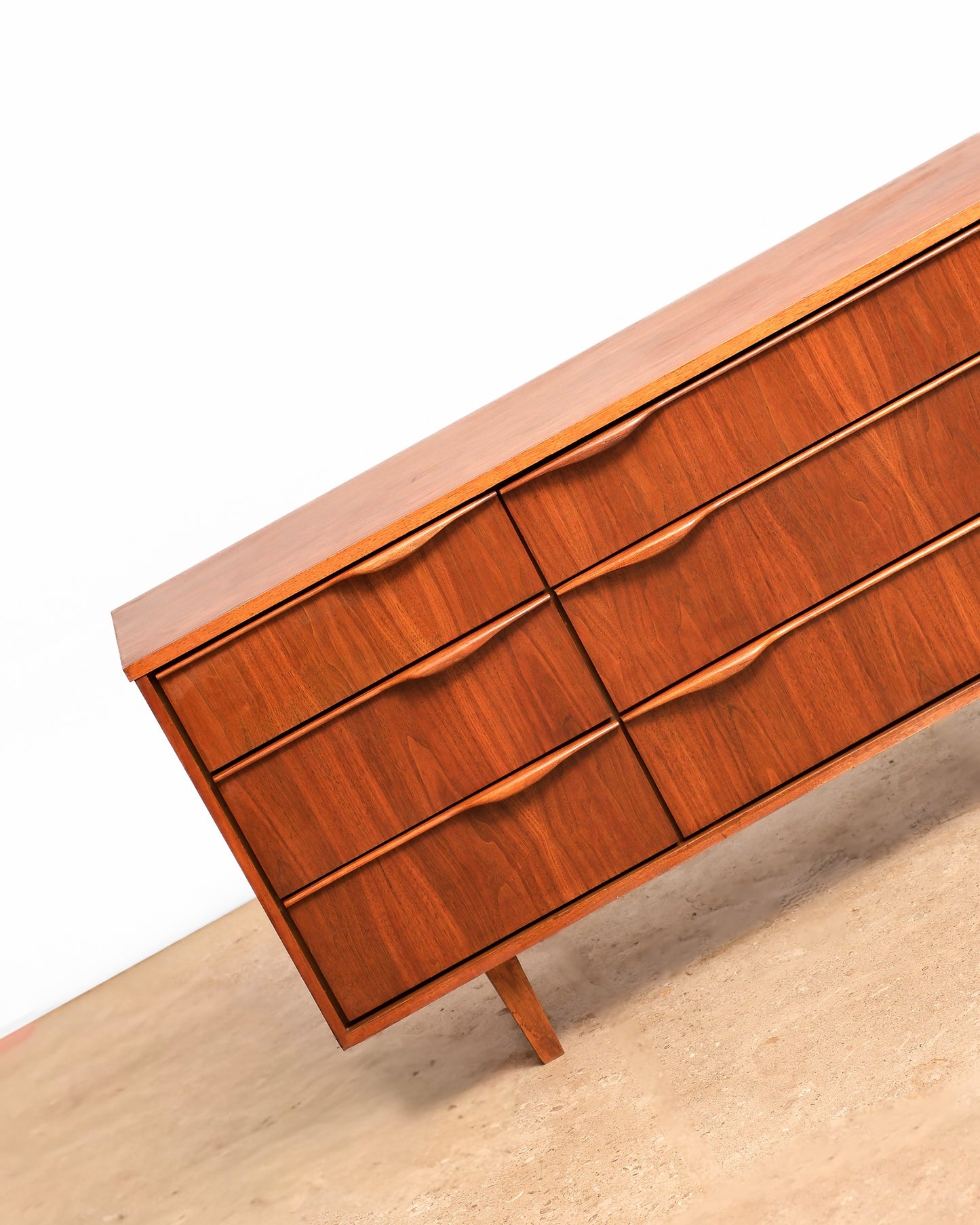 MCM Walnut Dresser By Deilcraft