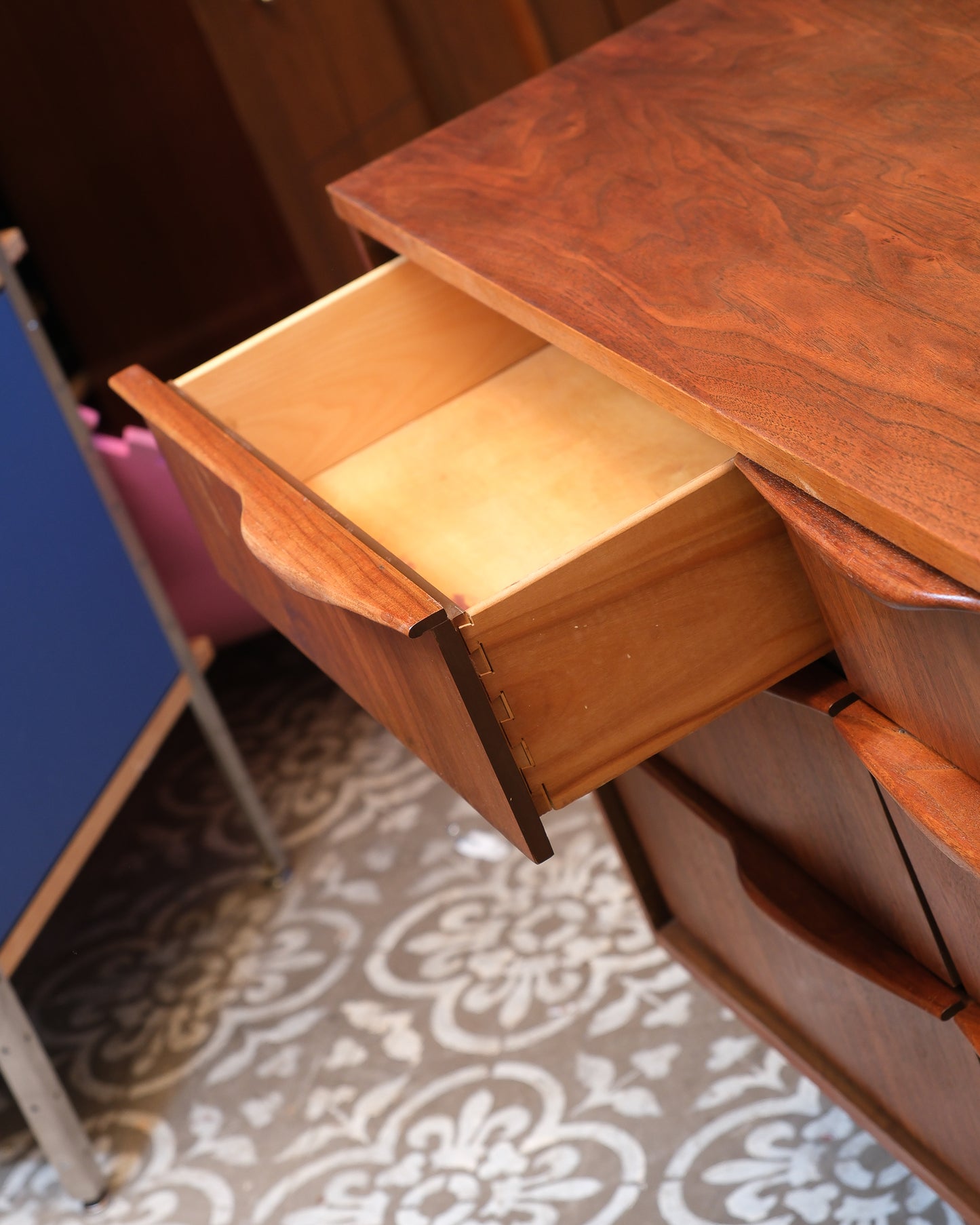 MCM Walnut Dresser By Deilcraft