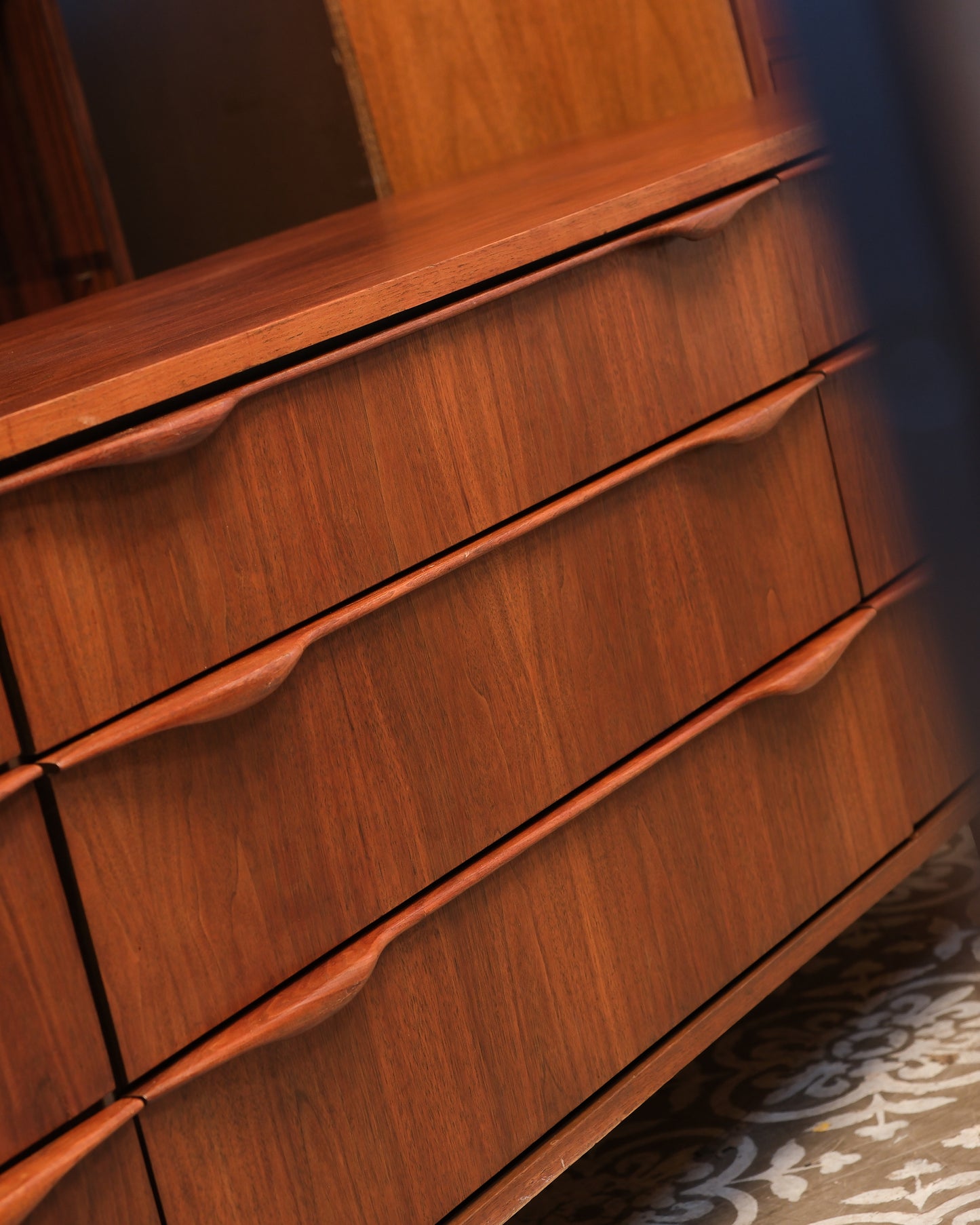 MCM Walnut Dresser By Deilcraft