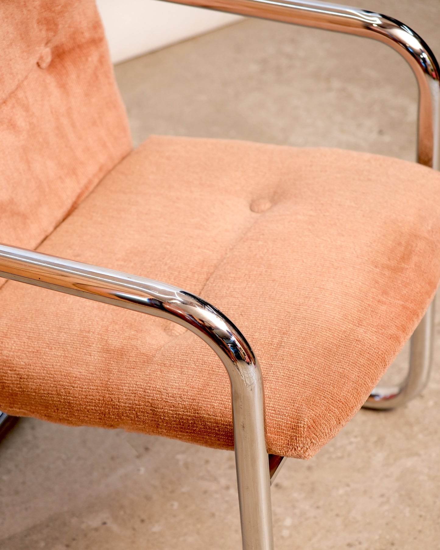 MCM Chrome Chair