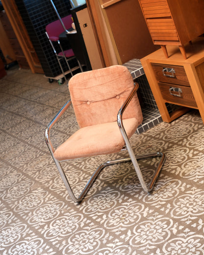 MCM Chrome Chair
