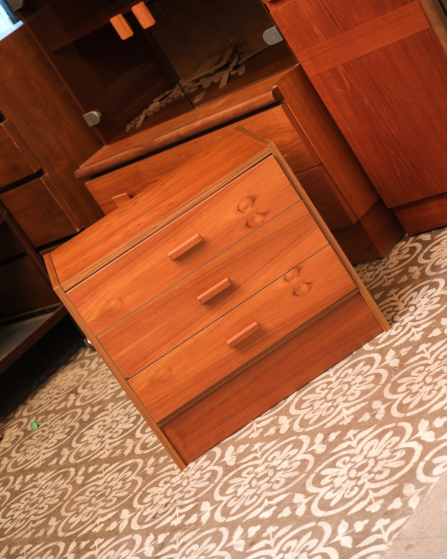 MCM Teak Nightstand / End Table