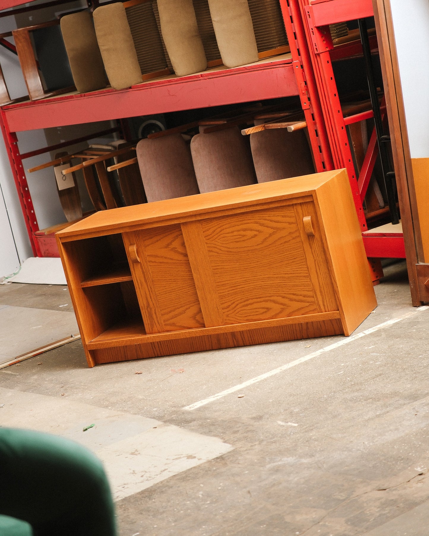 MCM Oak Cabinet