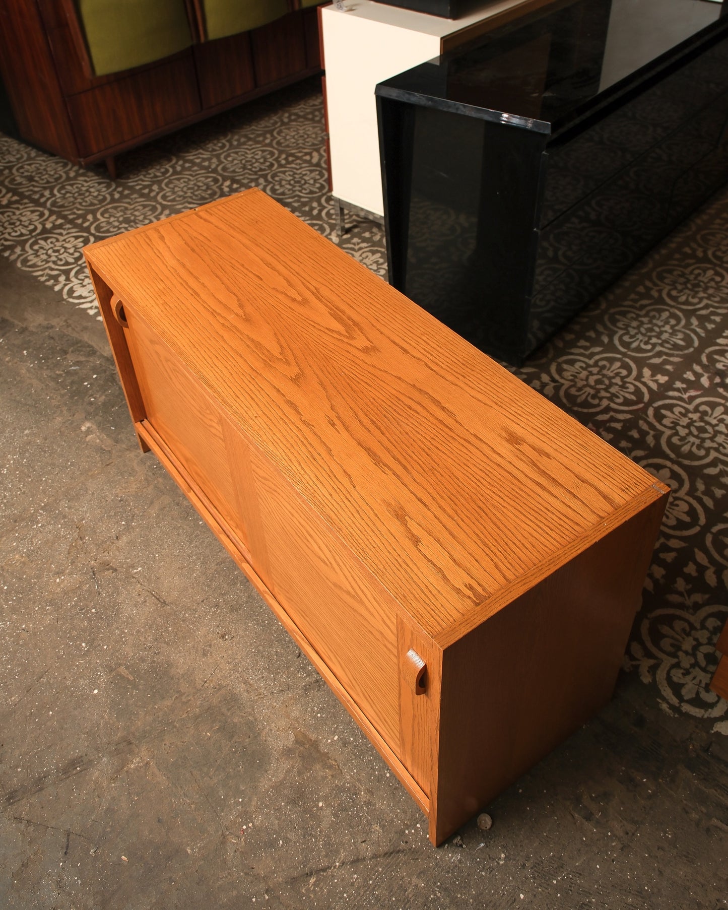 MCM Oak Cabinet