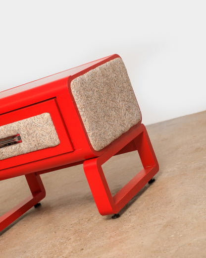 MCM Red Nightstand by Princeville