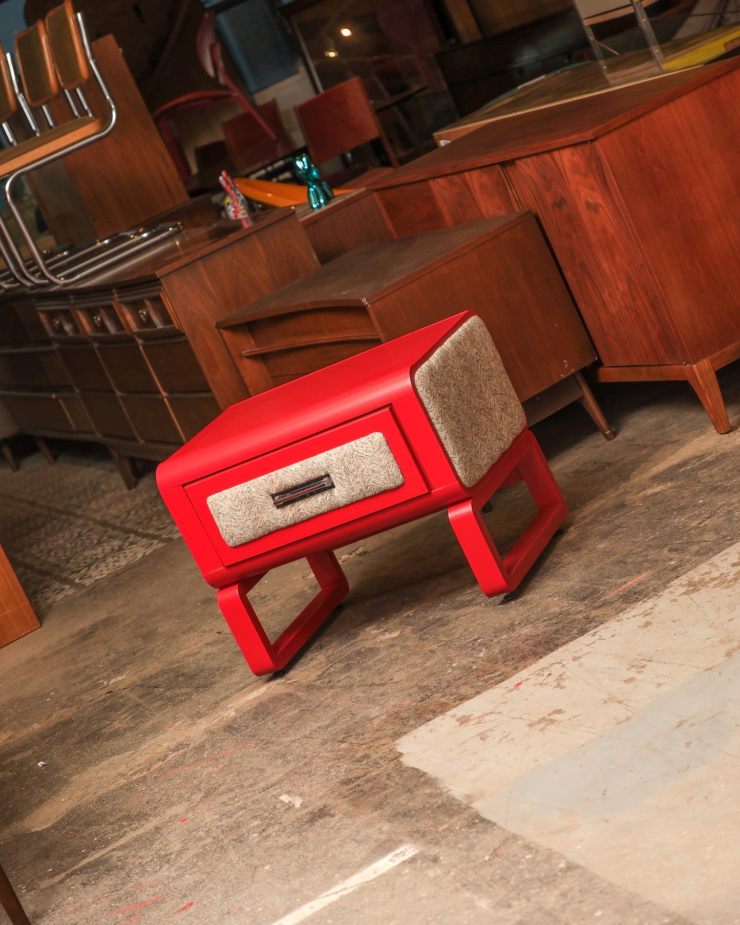 MCM Red Nightstand by Princeville