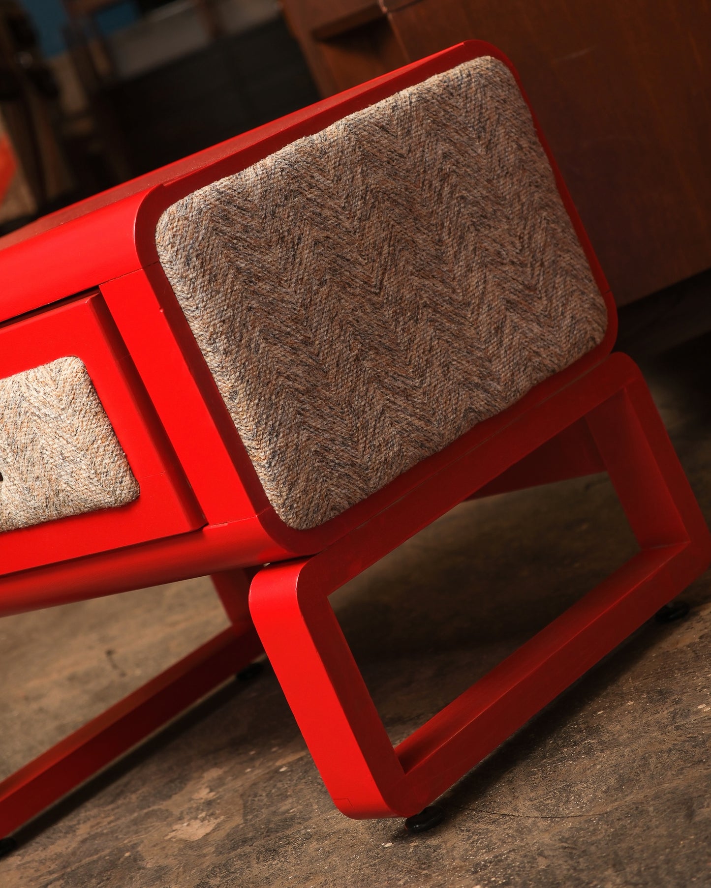MCM Red Nightstand by Princeville
