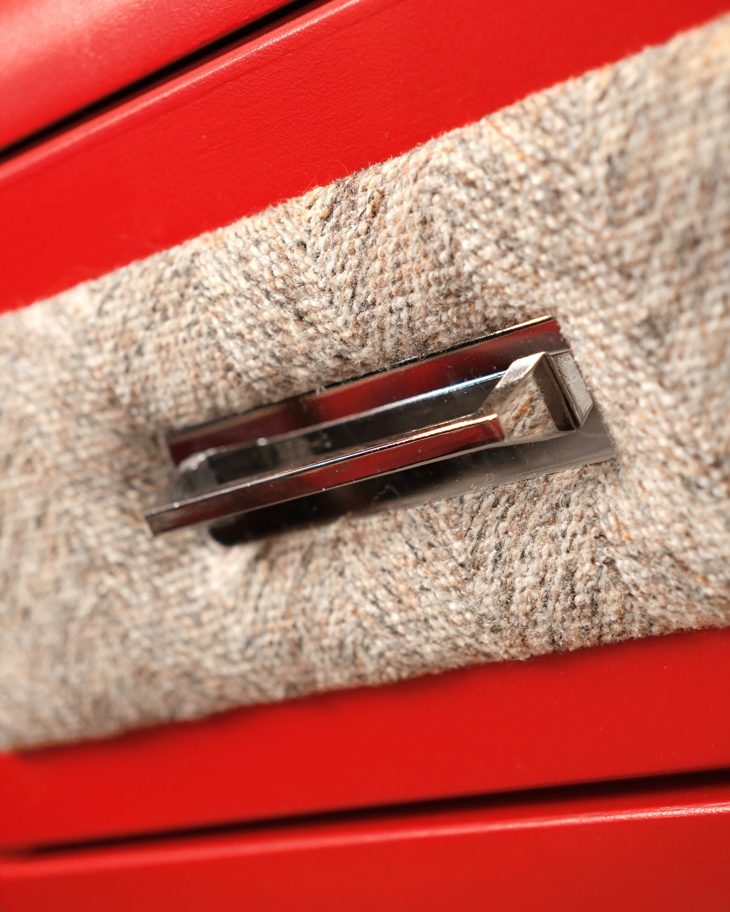MCM Red Dresser / Credenza By Princeville