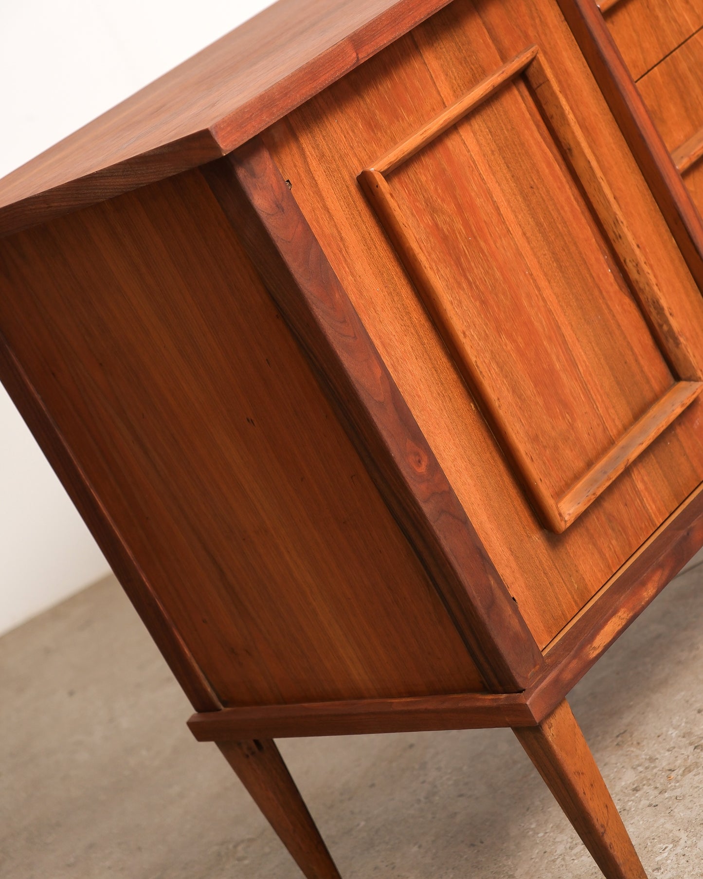 MCM Walnut Refurbished Credenza / Dresser