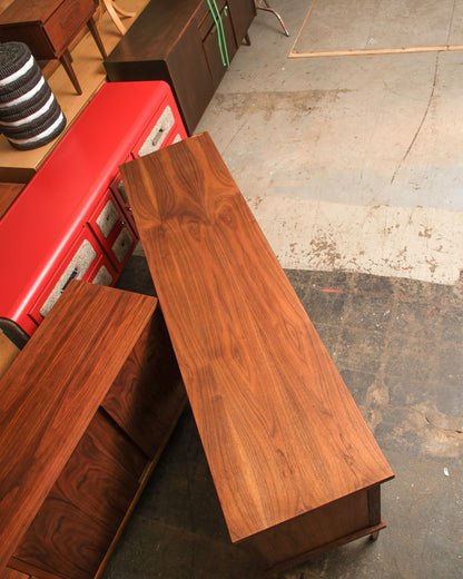 MCM Walnut Refurbished Credenza / Dresser