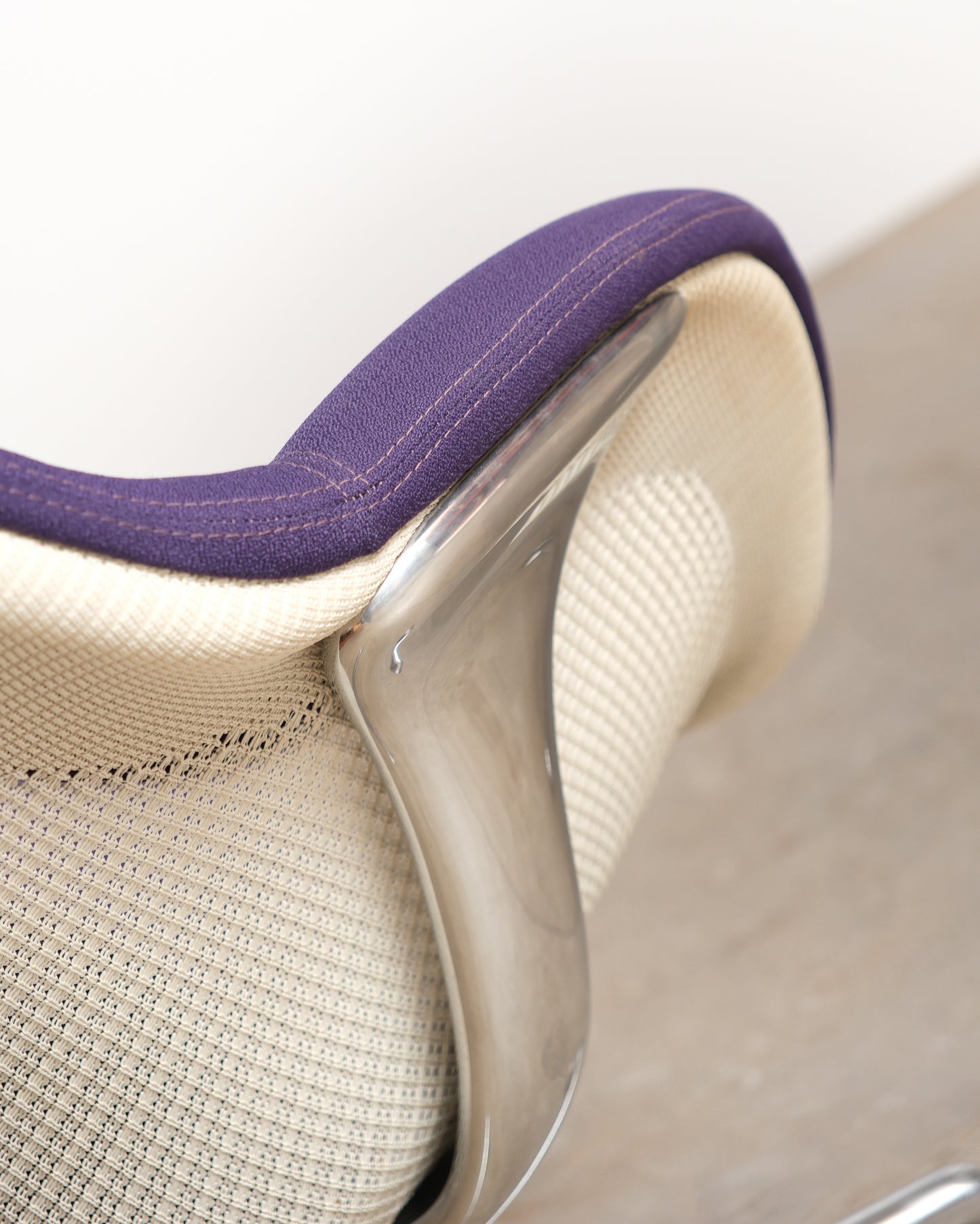 Steelcase Purple / Chrome Chairs