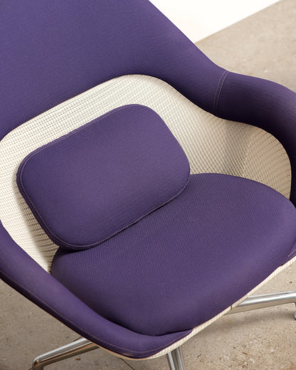 Steelcase Purple / Chrome Chairs