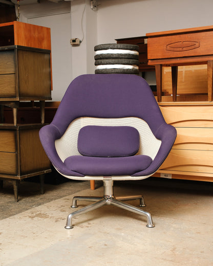 Steelcase Purple / Chrome Chairs