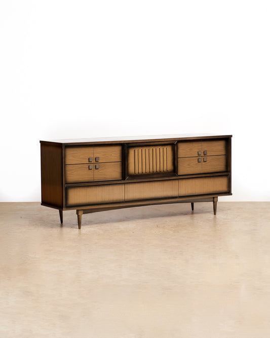 MCM Walnut Contemporary Dresser