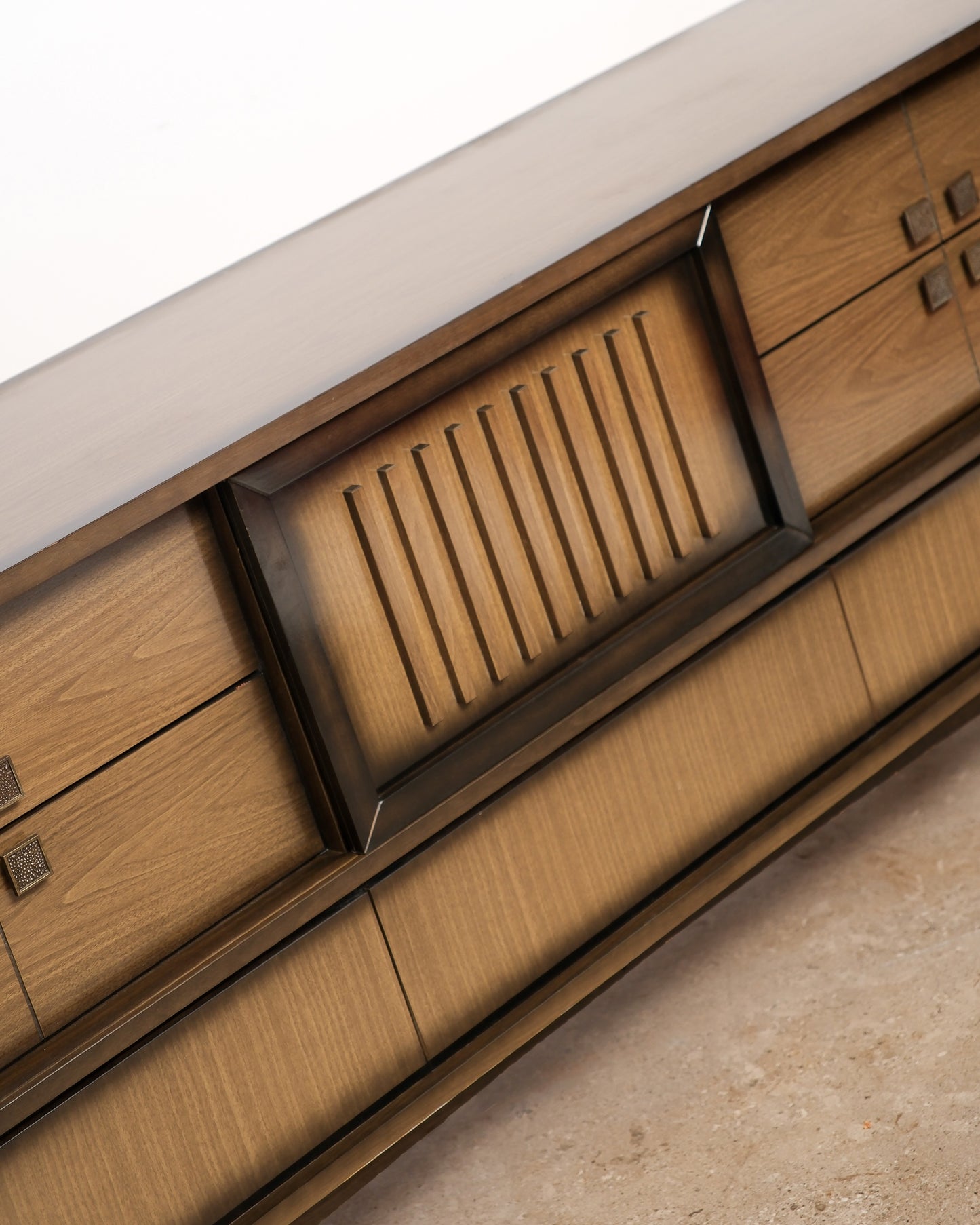 MCM Walnut Contemporary Dresser