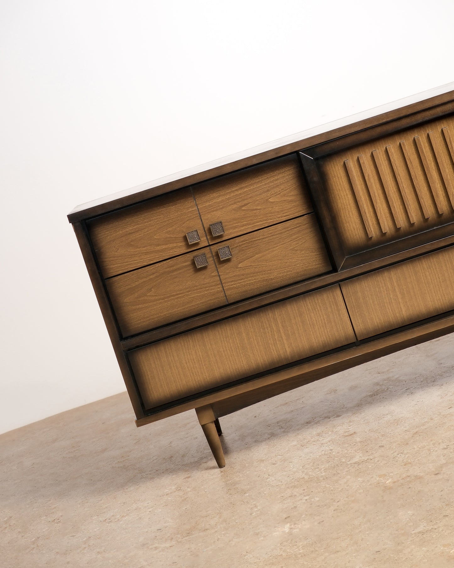 MCM Walnut Contemporary Dresser