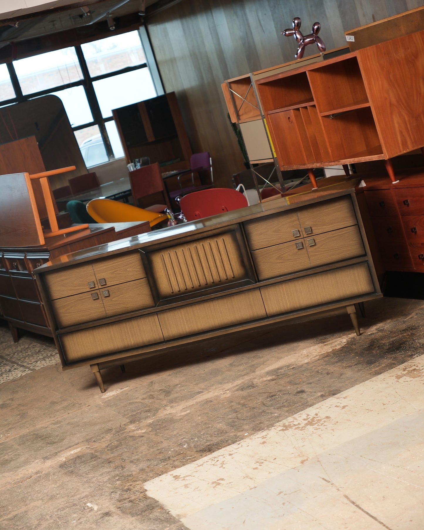 MCM Walnut Contemporary Dresser