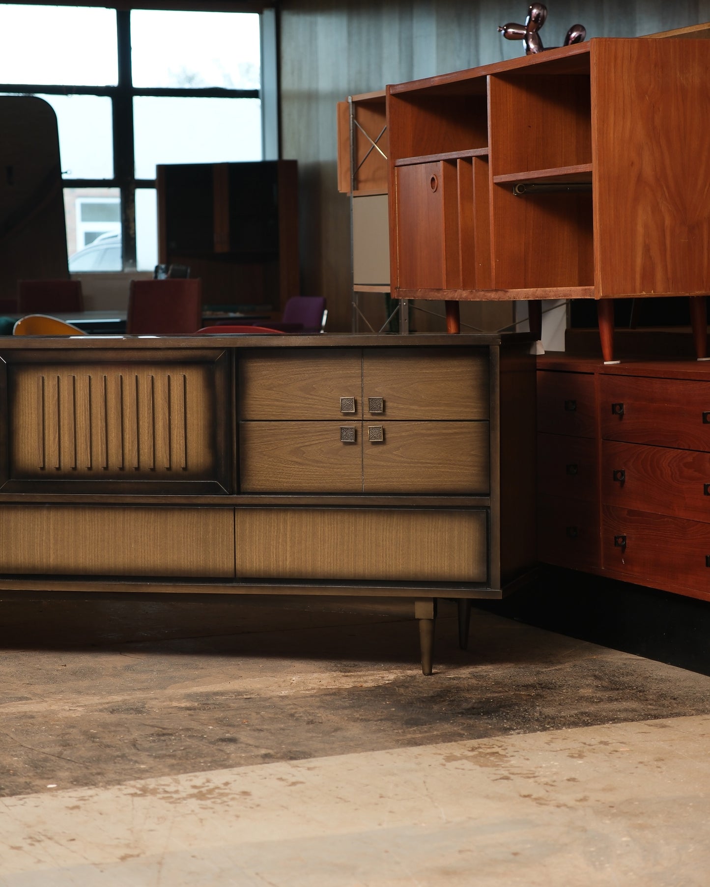 MCM Walnut Contemporary Dresser