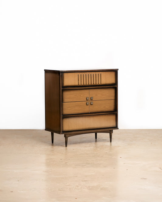 MCM Walnut Contemporary Tallboy