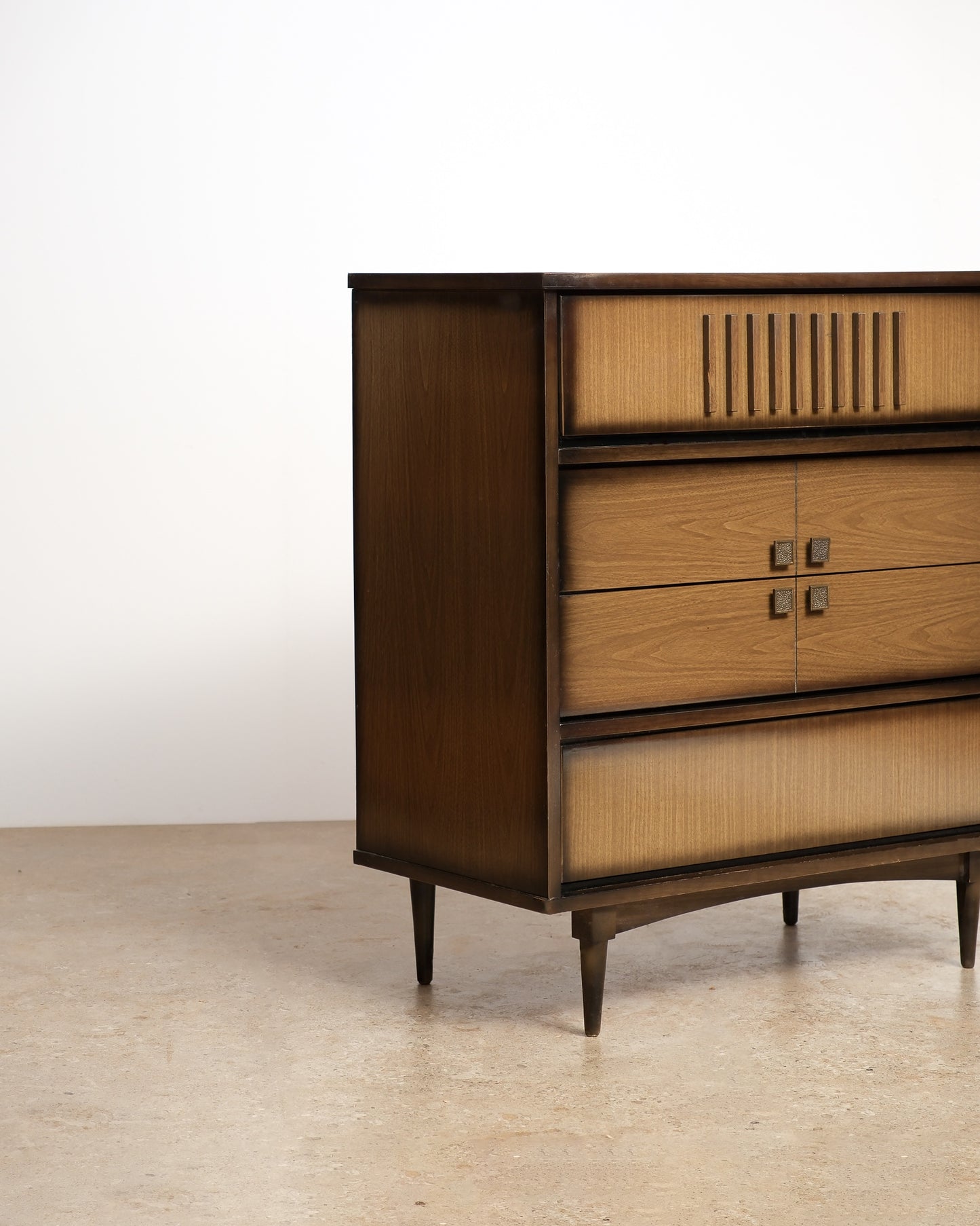 MCM Walnut Contemporary Tallboy