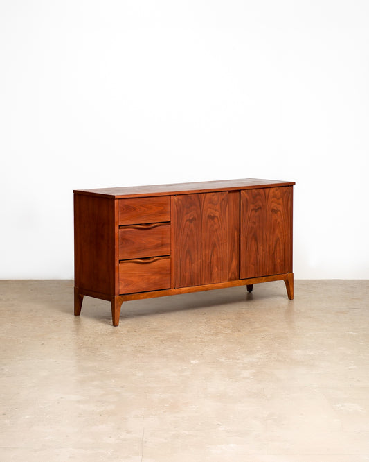 MCM Walnut Refurbished Sideboard by KF