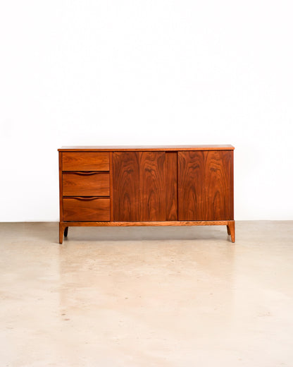 MCM Walnut Refurbished Sideboard by KF