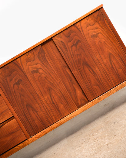 MCM Walnut Refurbished Sideboard by KF