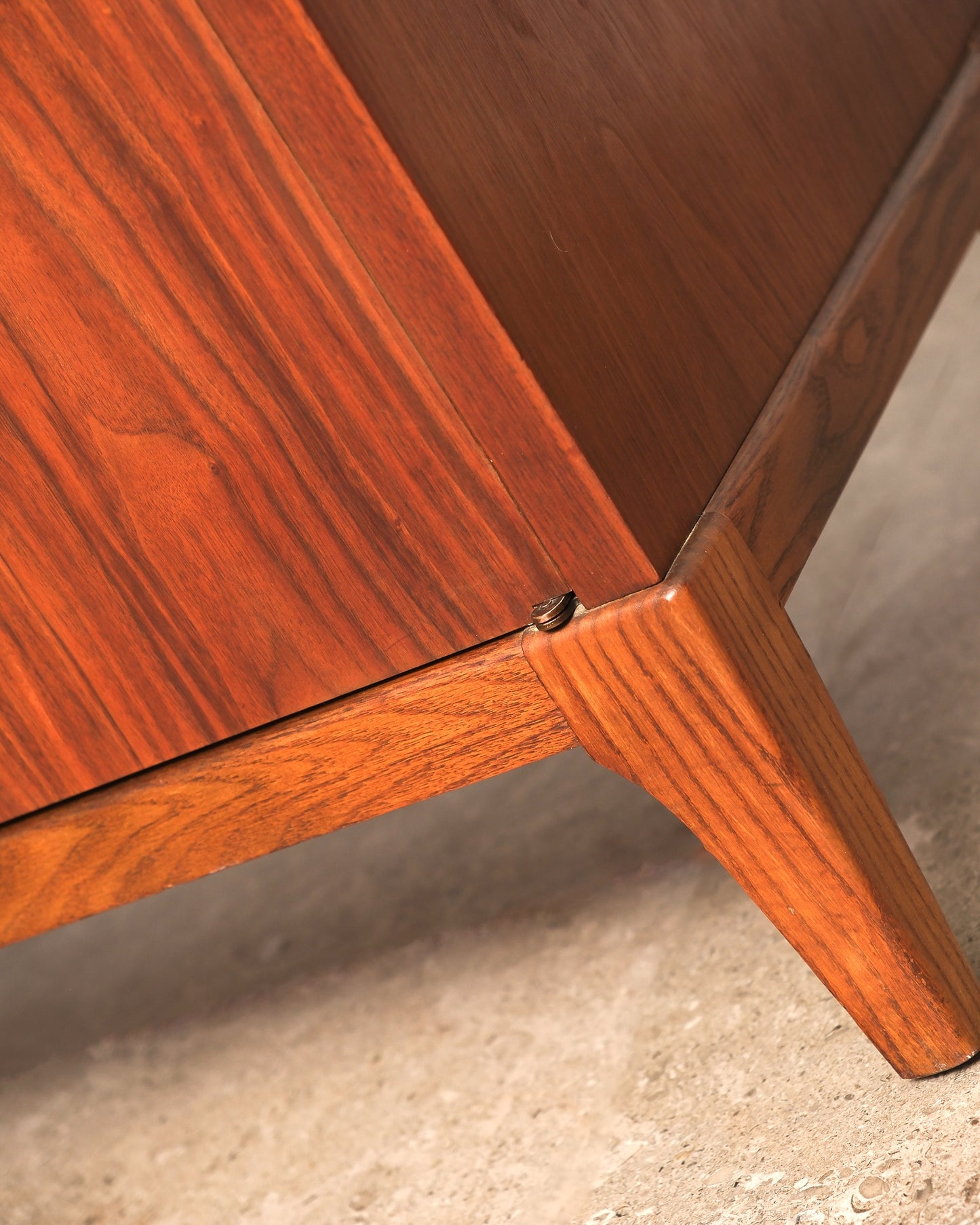 MCM Walnut Refurbished Sideboard by KF