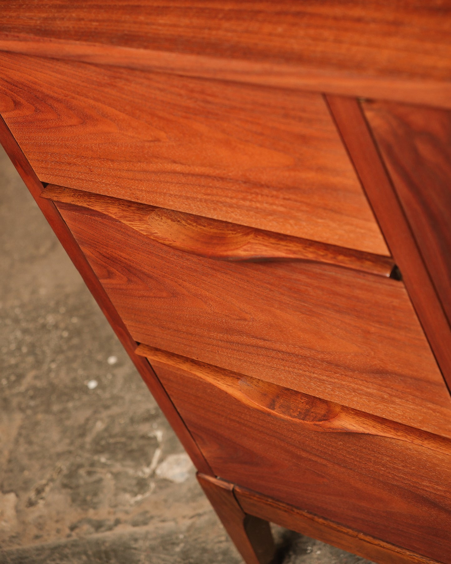 MCM Walnut Refurbished Sideboard by KF