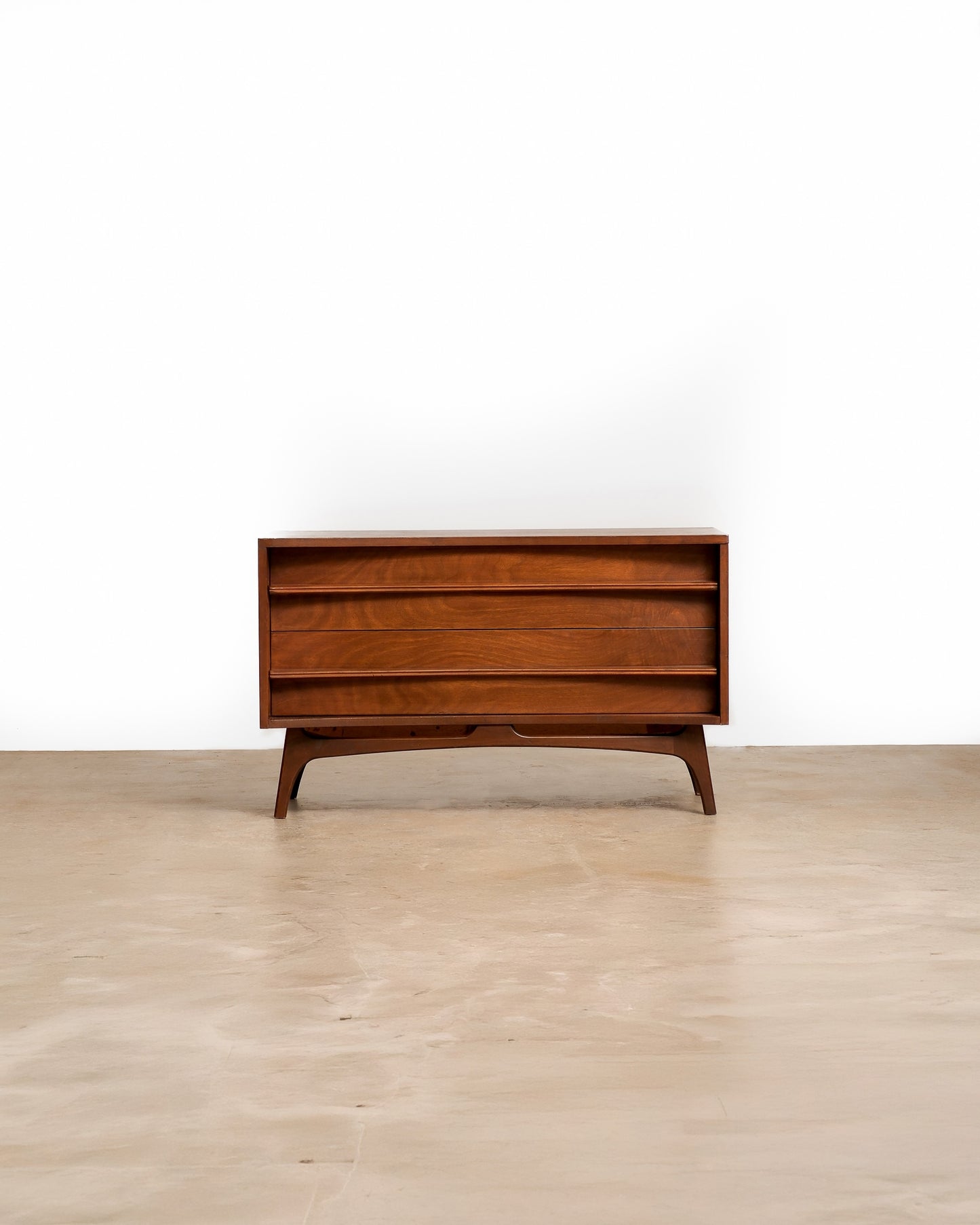 MCM Dark Walnut Modernist Dresser