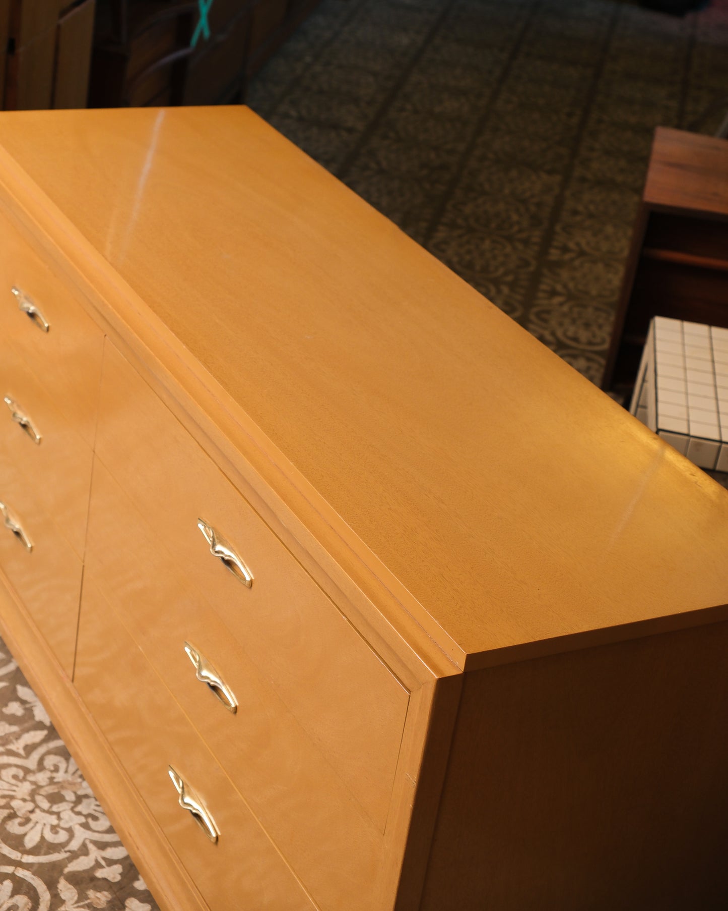 MCM Contemporary Maple Dresser By Pepplers