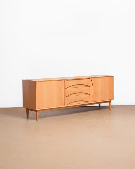 Solid Oak Credenza / Buffet By Edimass