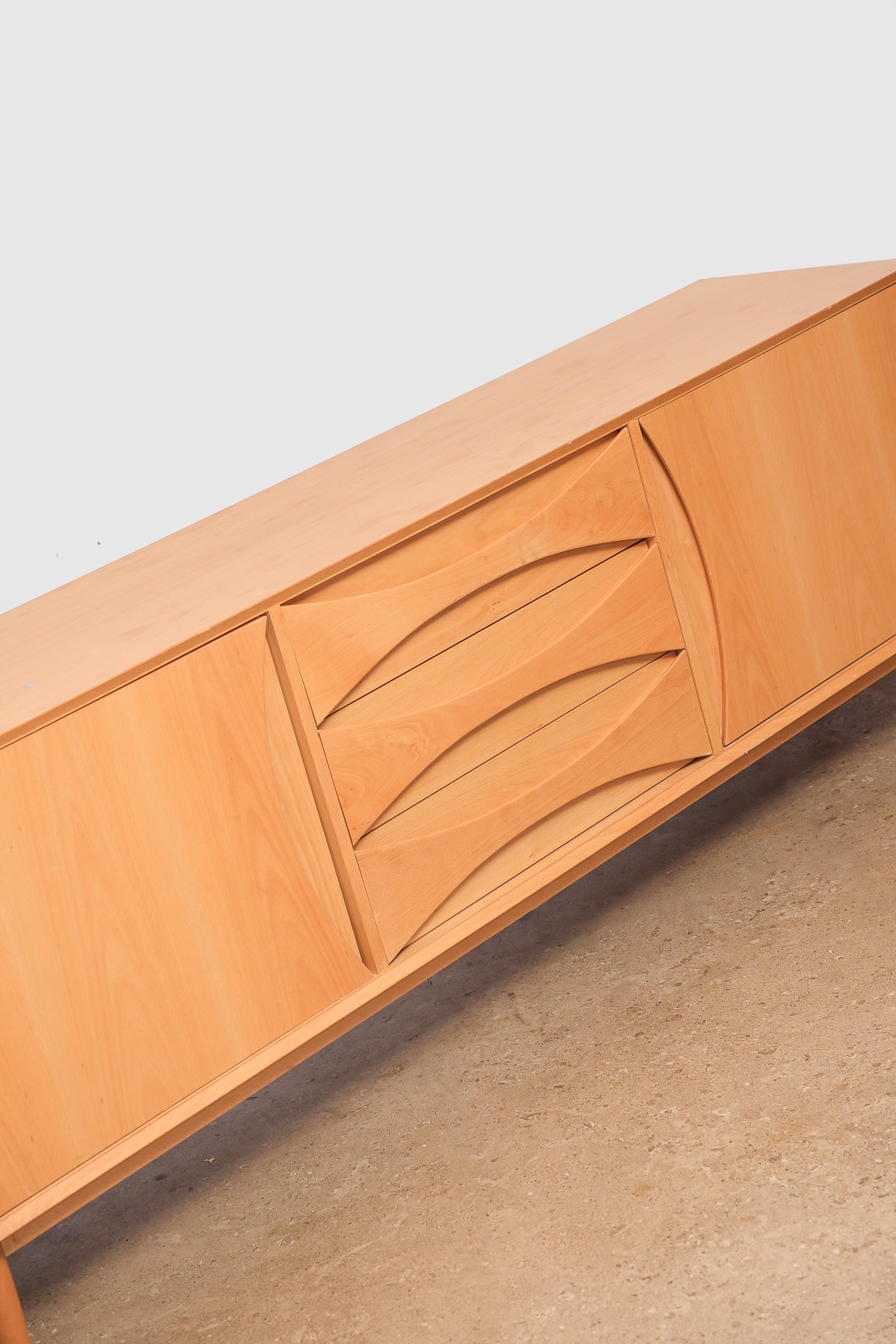 MCM Style Oak Credenza By Edimass