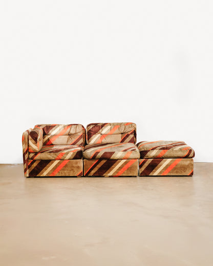 Vintage Modular Sofa by Luigi Tiengo for Cimon (1974)