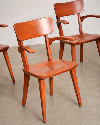 Imperial Loyalist Solid Maple Chair Set (1950s)