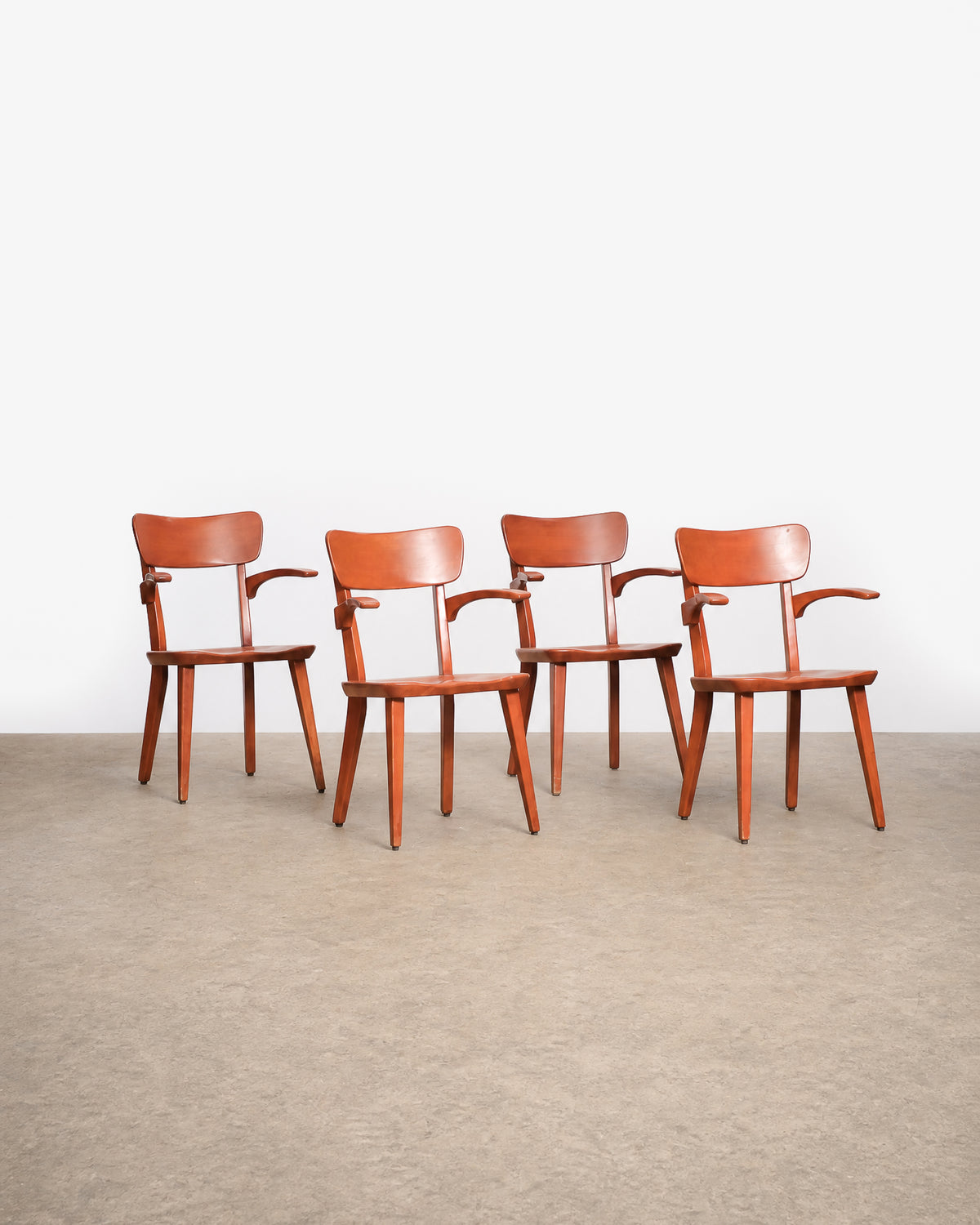 Imperial Loyalist solid maple chair set on a plain white background — warm natural maple and timeless Canadian design