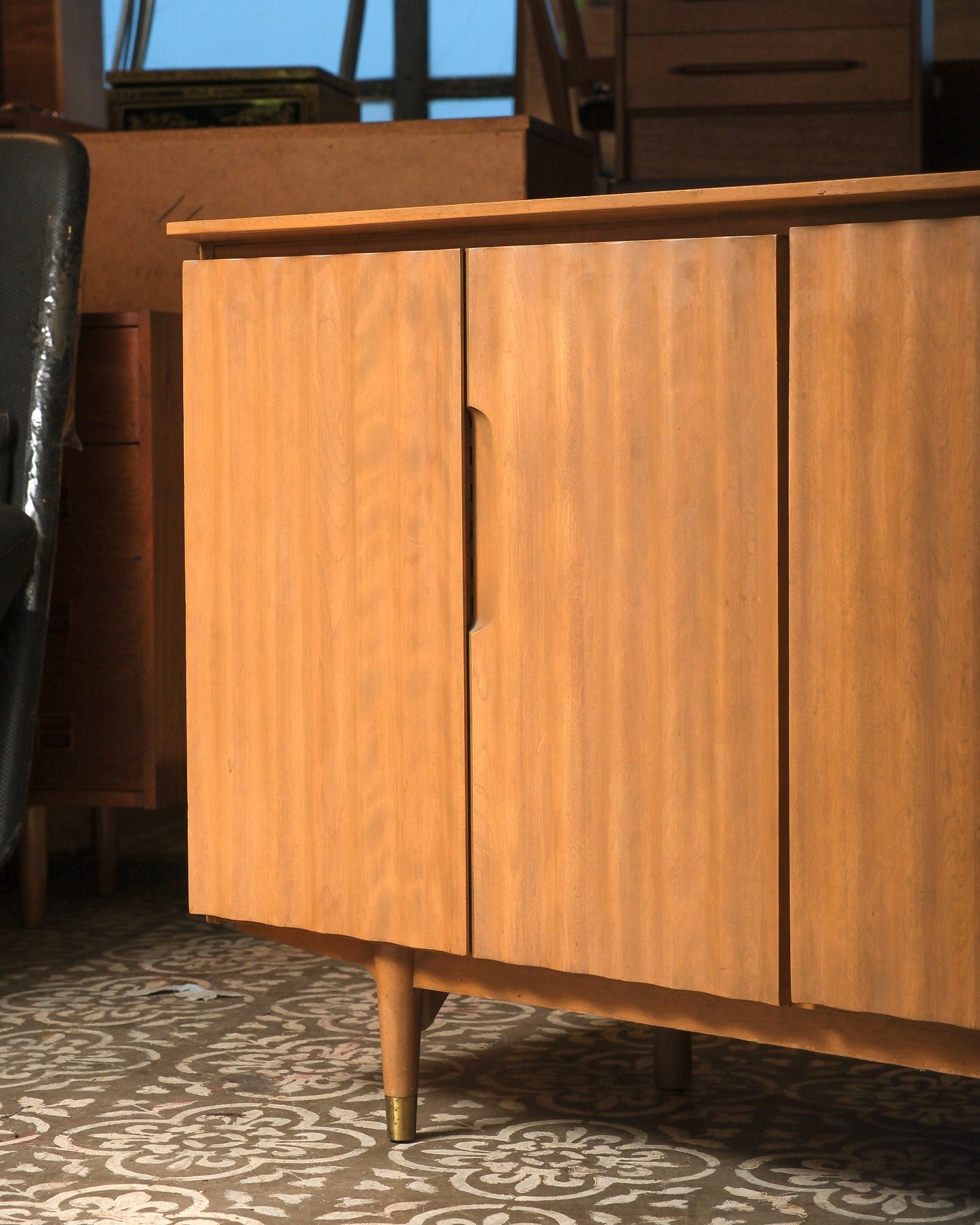 Jan Kuypers Wave Front Birch Sideboard by Imperial of Canada