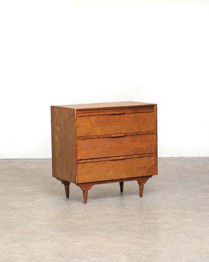 Front view of the 3-drawer dresser on a plain studio background.