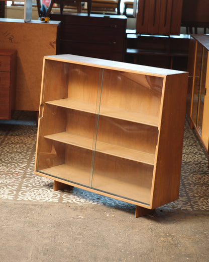 MCM Birch Glass Cabinet by Jan Kuypers for Imperial Furniture
