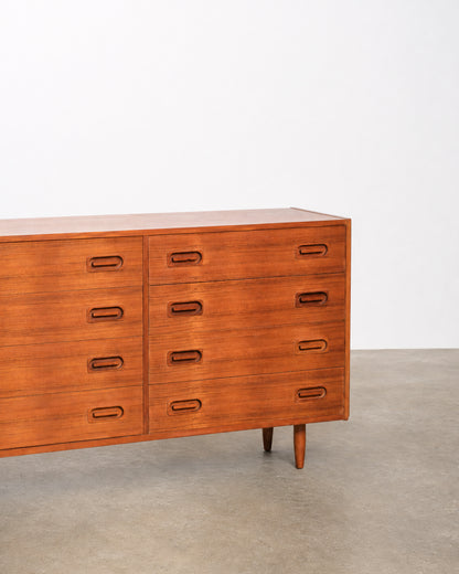 MCM Danish Teak 12-Drawer Dresser by Dyrlund